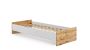 Bed Karo 193.6x37x94 cm, natural wood/white