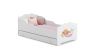 Children's bed Anna with drawer and mattress 144 cm x 75 cm x 63 cm, princess