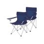 Camping chair set of 2, dark blue