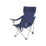 Set of 2 camping chairs, blue