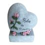 Sēru statuja Relaxdays, Sirds formas, 17 × 13 × 8 cm