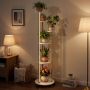 Flower stand, 6 levels, White, 45 × 146.5 × 43 cm