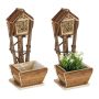 Puķu pods Relaxdays 10037622.0, 2 gab, 19 × 46 × 24,5 cm