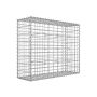 Gabions 100x80x30cm., sudraba krāsā