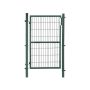 Metal garden gate 106 x 150 cm, green GGD200L