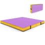 Gymnastics mat, foldable, double-sided