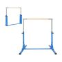 Gymnastics crossbar, foldable, 13 height levels, 136 × 172 × 90–150 cm
