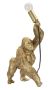 Gorillas formas galda lampa, Zeltaina, 22,5 × 16 × 40 cm