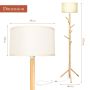 Floor lamp Hanker 2in1, 6 hooks, 38 × 46 × 185 cm
