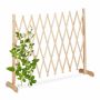 Režģis vīteņaugiem Relaxdays 10045941.0, regulējams platums, Brūna, 25–275 × 90 × 28 cm