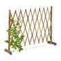 Režģis vīteņaugiem Relaxdays 10045944.0, regulējams platums, Brūna, 25–275 × 90 × 28 cm