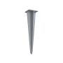 Ground anchor for side awning/awning poles