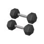 SONGMICS Dumbbell Set, 2 pcs., 10 kg, 28 × 10.5 × 9.5 cm