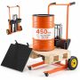 Hidrauliskais materiālu pacēlājs VEVOR SCDDC900, 205 kg, 70–900 mm, oranža/melna, 920 × 735 × 1165 mm