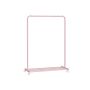 Clothes rack on wheels 40.5x91x158cm., gray/black