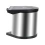 Iebūvējams atkritumu grozs Relaxdays, 8 l, 27,5 × 27 × 28 cm