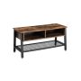 TV stand with 2 compartments LTV92X, brown/black