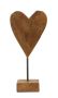 Interjera skulptūra, sirds formas, 15 × 35 × 10 cm