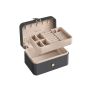 Watch box 11x16x8cm., dark gray/beige