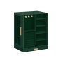 Jewelry box 16x22.2x28.5cm., dark green