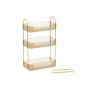 Cosmetic organizer 30.5x16.8x48cm., beige