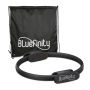 Jogas un Pilates pretestības gredzens Bluefinity, 1 gab, Melns