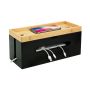 Kabeļu organizēšanas kaste Relaxdays, 6 ligzdām, 34 × 16 × 13,5 cm