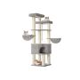 Feandrea cat tree, multi-level, 55 × 55 × 186.7 cm