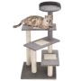Cat scratching post PawHut 48.5x48.5x100cm., gray/beige
