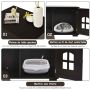 Cat litter box enclosure, two doors, 81 × 53 × 49 cm