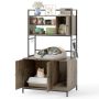 Cat litter box cabinet, 3 shelves, 78 × 51 × 137 cm