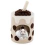 Cat scratching post, 360° rotating post, 40.64 × 40.64 × 68.58 cm