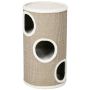 Cat house PawHut 38x38x80cm., brown/white