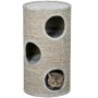 Cat house PawHut 38x70cm., gray/white