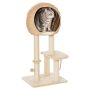Cat house PawHut 48x40x100cm., cream/light brown