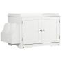 Cat toilet cabinet PawHut 86x48x52cm., white