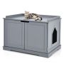 Cat toilet house, with removable partition, 75 × 54 × 52 cm
