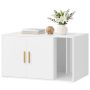 Cat litter box FEANDREA PCL020WB02, with removable divider, 80 × 50 × 45 cm