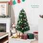 Christmas tree, 125 branches, 18 LED lights, Green, 60 × 120 × 60 cm