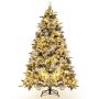 Christmas tree, 752 branch tips, 250 LED lights, 186 × 120 cm