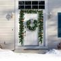 Christmas garland, 100 LED bulbs, Green