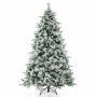 Christmas tree 215 cm with 1096 branch tips and 300 warm white LED lights