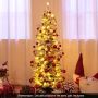 Christmas tree, 249 branch tips, 120 LEDs, 8 modes, Green/white, 49 × 150 cm