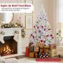 Christmas tree, 280 LED, 1000 branch tips, white, 108 × 180 cm