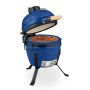 Kamado grils Relaxdays, ar vāku, 43 × 56,5 × 46 cm