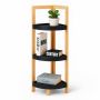 Stūra vannas istabas plaukts Relaxdays 10051961_8188, 3 plaukti, 23 × 77 × 23 cm