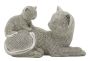 Kaķa ar kaķēnu statuete Cat Sparky, 19 × 13 × 9 cm