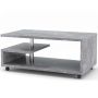 Coffee table, 2 shelves, 105 × 60 × 46 cm