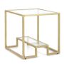 Coffee table, 2 tiers, 55.88 × 55.88 × 55.88 cm