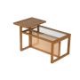 Coffee table, two-tiered, 102 × 56 × 56 cm